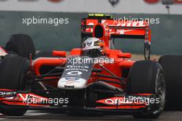 15.04.2011 Shanghai, China,  Jerome d'Ambrosio (BEL), Virgin Racing  - Formula 1 World Championship, Rd 03, Chinese Grand Prix, Friday Practice