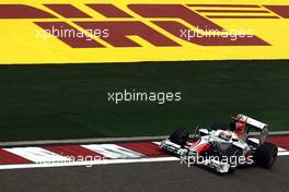 15.04.2011 Shanghai, China,  Narain Karthikeyan (IND), Hispania Racing Team, HRT  - Formula 1 World Championship, Rd 03, Chinese Grand Prix, Friday Practice