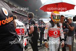 17.04.2011 Shanghai, China,  Lewis Hamilton (GBR), McLaren Mercedes  - Formula 1 World Championship, Rd 03, Chinese Grand Prix, Sunday Pre-Race Grid