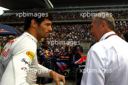 17.04.2011 Shanghai, China,  Mark Webber (AUS), Red Bull Racing  - Formula 1 World Championship, Rd 03, Chinese Grand Prix, Sunday Pre-Race Grid