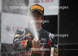 17.04.2011 Shanghai, China,  Sebastian Vettel (GER), Red Bull Racing  - Formula 1 World Championship, Rd 03, Chinese Grand Prix, Sunday Podium