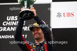 17.04.2011 Shanghai, China,  Mark Webber (AUS), Red Bull Racing  - Formula 1 World Championship, Rd 03, Chinese Grand Prix, Sunday Podium