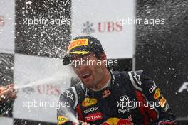 17.04.2011 Shanghai, China,  Mark Webber (AUS), Red Bull Racing  - Formula 1 World Championship, Rd 03, Chinese Grand Prix, Sunday Podium