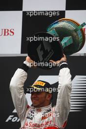 17.04.2011 Shanghai, China,  Lewis Hamilton (GBR), McLaren Mercedes  - Formula 1 World Championship, Rd 03, Chinese Grand Prix, Sunday Podium