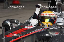 17.04.2011 Shanghai, China,  Lewis Hamilton (GBR), McLaren Mercedes  - Formula 1 World Championship, Rd 03, Chinese Grand Prix, Sunday Podium