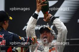 17.04.2011 Shanghai, China,  Lewis Hamilton (GBR), McLaren Mercedes  - Formula 1 World Championship, Rd 03, Chinese Grand Prix, Sunday Podium