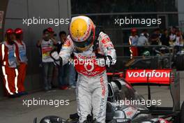 17.04.2011 Shanghai, China,  Lewis Hamilton (GBR), McLaren Mercedes  - Formula 1 World Championship, Rd 03, Chinese Grand Prix, Sunday Podium