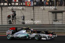 17.04.2011 Shanghai, China,  Nico Rosberg (GER), Mercedes GP  - Formula 1 World Championship, Rd 03, Chinese Grand Prix, Sunday Race