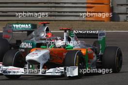 17.04.2011 Shanghai, China,  Adrian Sutil (GER), Force India  - Formula 1 World Championship, Rd 03, Chinese Grand Prix, Sunday Race