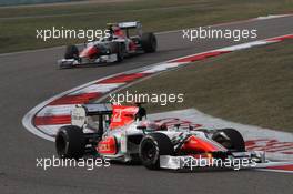 17.04.2011 Shanghai, China,  Narain Karthikeyan (IND), Hispania Racing Team, HRT  - Formula 1 World Championship, Rd 03, Chinese Grand Prix, Sunday Race