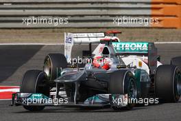 17.04.2011 Shanghai, China,  Michael Schumacher (GER), Mercedes GP  - Formula 1 World Championship, Rd 03, Chinese Grand Prix, Sunday Race