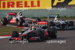 17.04.2011 Shanghai, China,  Lewis Hamilton (GBR), McLaren Mercedes  - Formula 1 World Championship, Rd 03, Chinese Grand Prix, Sunday Race