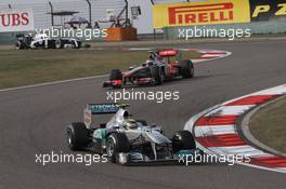 17.04.2011 Shanghai, China,  Nico Rosberg (GER), Mercedes GP  - Formula 1 World Championship, Rd 03, Chinese Grand Prix, Sunday Race