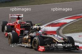 17.04.2011 Shanghai, China,  Vitaly Petrov (RUS), Lotus Renalut F1 Team  - Formula 1 World Championship, Rd 03, Chinese Grand Prix, Sunday Race