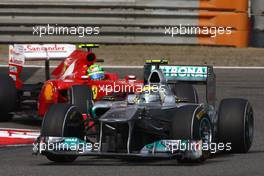 17.04.2011 Shanghai, China,  Nico Rosberg (GER), Mercedes GP  - Formula 1 World Championship, Rd 03, Chinese Grand Prix, Sunday Race