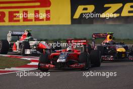 17.04.2011 Shanghai, China,  Timo Glock (GER), Virgin Racing  - Formula 1 World Championship, Rd 03, Chinese Grand Prix, Sunday Race