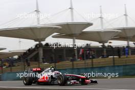 16.04.2011 Shanghai, China,  Jenson Button (GBR), McLaren Mercedes  - Formula 1 World Championship, Rd 03, Chinese Grand Prix, Saturday Practice