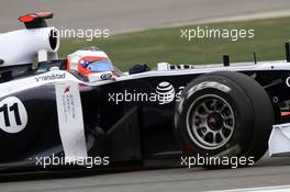 16.04.2011 Shanghai, China,  Rubens Barrichello (BRA), Williams F1 Team  - Formula 1 World Championship, Rd 03, Chinese Grand Prix, Saturday Practice