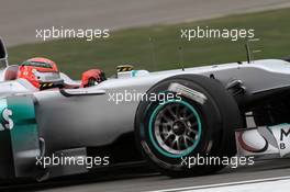 16.04.2011 Shanghai, China,  Fernando Alonso (ESP), Scuderia Ferrari  Michael Schumacher (GER), Mercedes GP Chinese Grand Prix, Saturday Practice