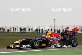 16.04.2011 Shanghai, China,  Mark Webber (AUS), Red Bull Racing  - Formula 1 World Championship, Rd 03, Chinese Grand Prix, Saturday Qualifying