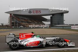 16.04.2011 Shanghai, China,  Vitantonio Liuzzi (ITA), Hispania Racing Team, HRT  - Formula 1 World Championship, Rd 03, Chinese Grand Prix, Saturday Practice