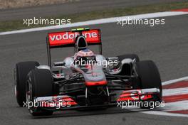 16.04.2011 Shanghai, China,  Jenson Button (GBR), McLaren Mercedes  - Formula 1 World Championship, Rd 03, Chinese Grand Prix, Saturday Practice