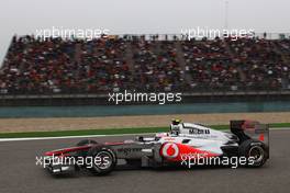 16.04.2011 Shanghai, China,  Jenson Button (GBR), McLaren Mercedes  - Formula 1 World Championship, Rd 03, Chinese Grand Prix, Saturday Qualifying