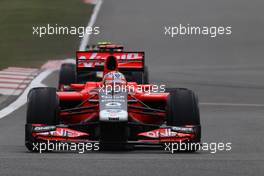 16.04.2011 Shanghai, China,  Timo Glock (GER), Virgin Racing  - Formula 1 World Championship, Rd 03, Chinese Grand Prix, Saturday Practice