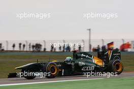 16.04.2011 Shanghai, China,  Heikki Kovalainen (FIN), Team Lotus  - Formula 1 World Championship, Rd 03, Chinese Grand Prix, Saturday Qualifying