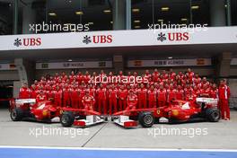 16.04.2011 Shanghai, China,  Scuderia Ferrari team picture - Formula 1 World Championship, Rd 03, Chinese Grand Prix, Saturday