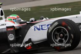 16.04.2011 Shanghai, China,  Sergio Perez (MEX), Sauber F1 Team  - Formula 1 World Championship, Rd 03, Chinese Grand Prix, Saturday Practice