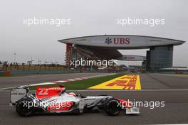 16.04.2011 Shanghai, China,  Narain Karthikeyan (IND), Hispania Racing Team, HRT  - Formula 1 World Championship, Rd 03, Chinese Grand Prix, Saturday Practice