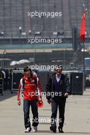 17.04.2011 Shanghai, China,  Fernando Alonso (ESP), Scuderia Ferrari  - Formula 1 World Championship, Rd 03, Chinese Grand Prix, Sunday