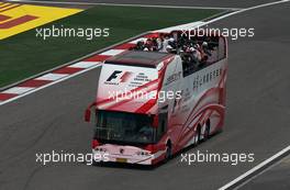 17.04.2011 Shanghai, China,  Drivers parade - Formula 1 World Championship, Rd 03, Chinese Grand Prix, Sunday