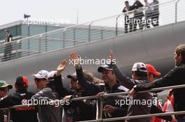 17.04.2011 Shanghai, China,  Drivers parade - Formula 1 World Championship, Rd 03, Chinese Grand Prix, Sunday