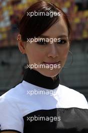 17.04.2011 Shanghai, China,  Grid girl - Formula 1 World Championship, Rd 03, Chinese Grand Prix, Sunday