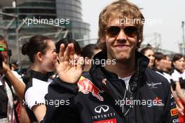 17.04.2011 Shanghai, China,  Sebastian Vettel (GER), Red Bull Racing  - Formula 1 World Championship, Rd 03, Chinese Grand Prix, Sunday