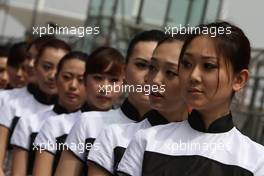 17.04.2011 Shanghai, China,  Grid girls - Formula 1 World Championship, Rd 03, Chinese Grand Prix, Sunday