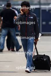 14.04.2011 Shanghai, China,  Sergio Perez (MEX), Sauber F1 Team  - Formula 1 World Championship, Rd 03, Chinese Grand Prix, Thursday