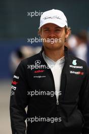 14.04.2011 Shanghai, China,  Nico Rosberg (GER), Mercedes GP  - Formula 1 World Championship, Rd 03, Chinese Grand Prix, Thursday