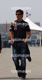 14.04.2011 Shanghai, China,  Mark Webber (AUS), Red Bull Racing  - Formula 1 World Championship, Rd 03, Chinese Grand Prix, Thursday