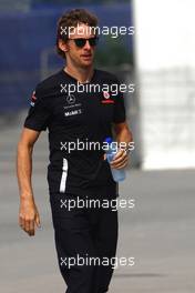 14.04.2011 Shanghai, China,  Jenson Button (GBR), McLaren Mercedes  - Formula 1 World Championship, Rd 03, Chinese Grand Prix, Thursday