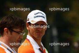 14.04.2011 Shanghai, China,  Adrian Sutil (GER), Force India  - Formula 1 World Championship, Rd 03, Chinese Grand Prix, Thursday