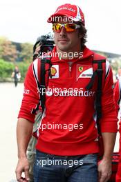 14.04.2011 Shanghai, China,  Fernando Alonso (ESP), Scuderia Ferrari  - Formula 1 World Championship, Rd 03, Chinese Grand Prix, Thursday