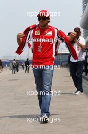 14.04.2011 Shanghai, China,  Felipe Massa (BRA), Scuderia Ferrari  - Formula 1 World Championship, Rd 03, Chinese Grand Prix, Thursday