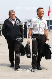 14.04.2011 Shanghai, China,  Norbert Haug (GER), Mercedes, Motorsport chief  - Formula 1 World Championship, Rd 03, Chinese Grand Prix, Thursday