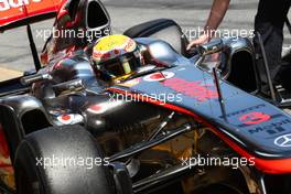 20.05.2011 Barcelona, Spain,  Lewis Hamilton (GBR), McLaren Mercedes - Formula 1 World Championship, Rd 05, Spainish Grand Prix, Friday Practice