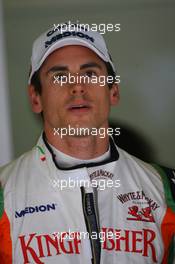 20.05.2011 Barcelona, Spain,  Adrian Sutil (GER), Force India F1 Team - Formula 1 World Championship, Rd 05, Spainish Grand Prix, Friday Practice