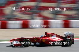 20.05.2011 Barcelona, Spain,  Fernando Alonso (ESP), Scuderia Ferrari, F150 - Formula 1 World Championship, Rd 05, Spainish Grand Prix, Friday Practice