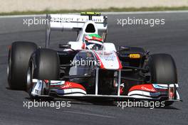 20.05.2011 Barcelona, Spain,  Sergio Perez (MEX), Sauber F1 Team  - Formula 1 World Championship, Rd 05, Spainish Grand Prix, Friday Practice